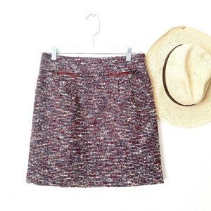 SOLD - LOFT Woven Career Shift Skirt